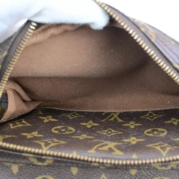 LOUIS VUITTON Montsouris GM Backpack Bag Monogram Leather Brown M51135 85YG509 main image 5